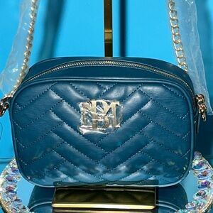 Badgley Mischka | Elegant Deep Green Crossbody Bag NWT